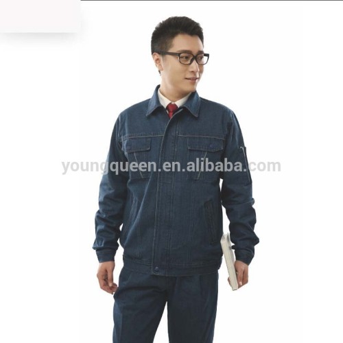 LB12 2015 spring jackets supply quality engineering quality clothing products made of denim overalls combed workwear