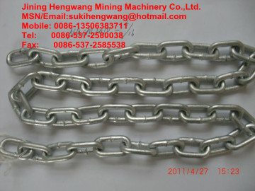 mine round link chain