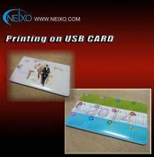A4 Size Flatbed Printer for USB Flash Card