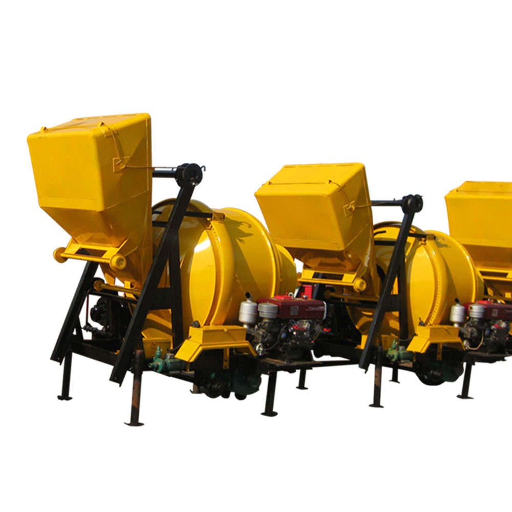 small portable diesel concrete mixer machine JZC350