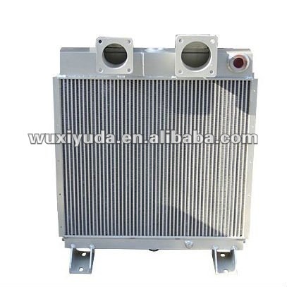 aluminum plate aftercooler for piston compressor