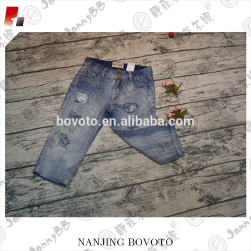 JannyBB new design men's distressed ripped jeans