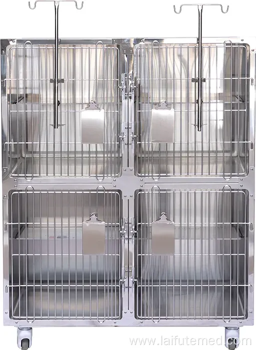 Stainless Steel ICU Oxygen Dog Cage for Veterinary Use