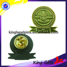 Custom Antique Brass Blank Lapel Pin For Souvenir
