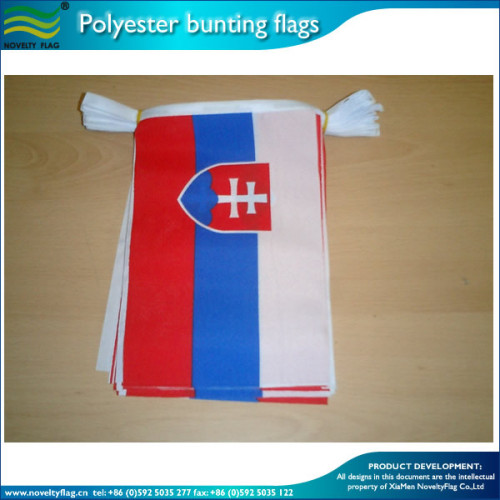 Slovak flag polyester strings