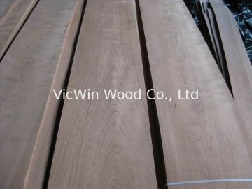Sliced Cut Natural American Cherry Wood Veneer Sheet