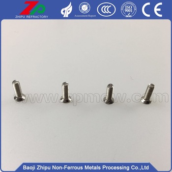 Molybdenum screws