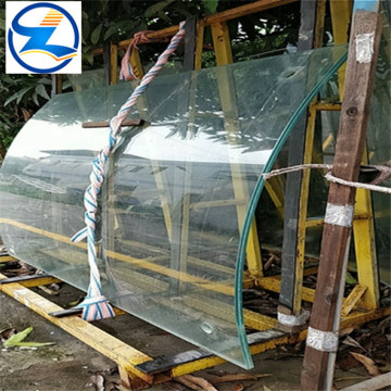 Tempered heat soaked glass bent curved tempered glass