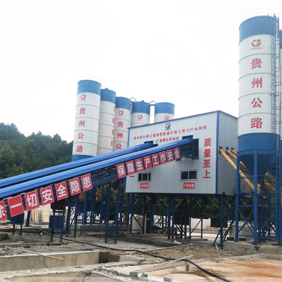 Industrial durable control system concrete batching plant