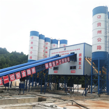 Best selling new technology HZS90 concrete batching plant