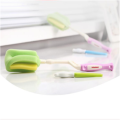 Baby Sponge Brush Botol &amp; Nipple Brush Set