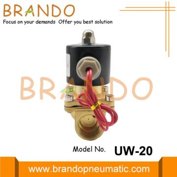 3/4 `` UW-20 Uni-D نوع النحاس الملف اللولبي صمام 24V