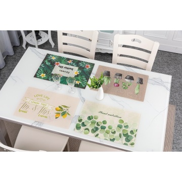 Digital gedrucktes Placemat Neues Design