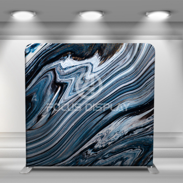 arctic geode exhibition tension background wall