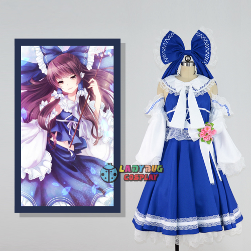 Touhou Project REIMU Hakurei Cosplay Costume