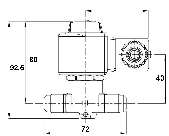 1064/4 Castel Type Solenoid Valve