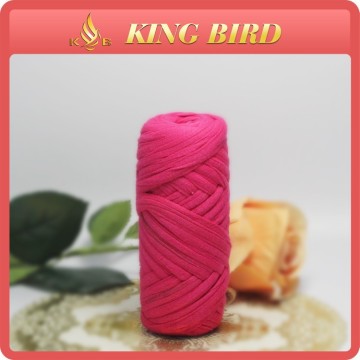 Crochet rose-bengal Knitting Noodle Yarn from T-shirt