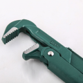 Bent Nose Pipe Wrench With Dipped Handle