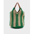 Νέα μόδα Green Crochet Bag