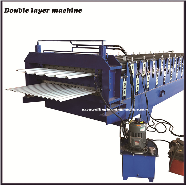 Used trapezoidal sheet panel making machine manufacturer for Bolivia