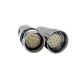 Conector de señal de enchufe redondo recto hembra M23