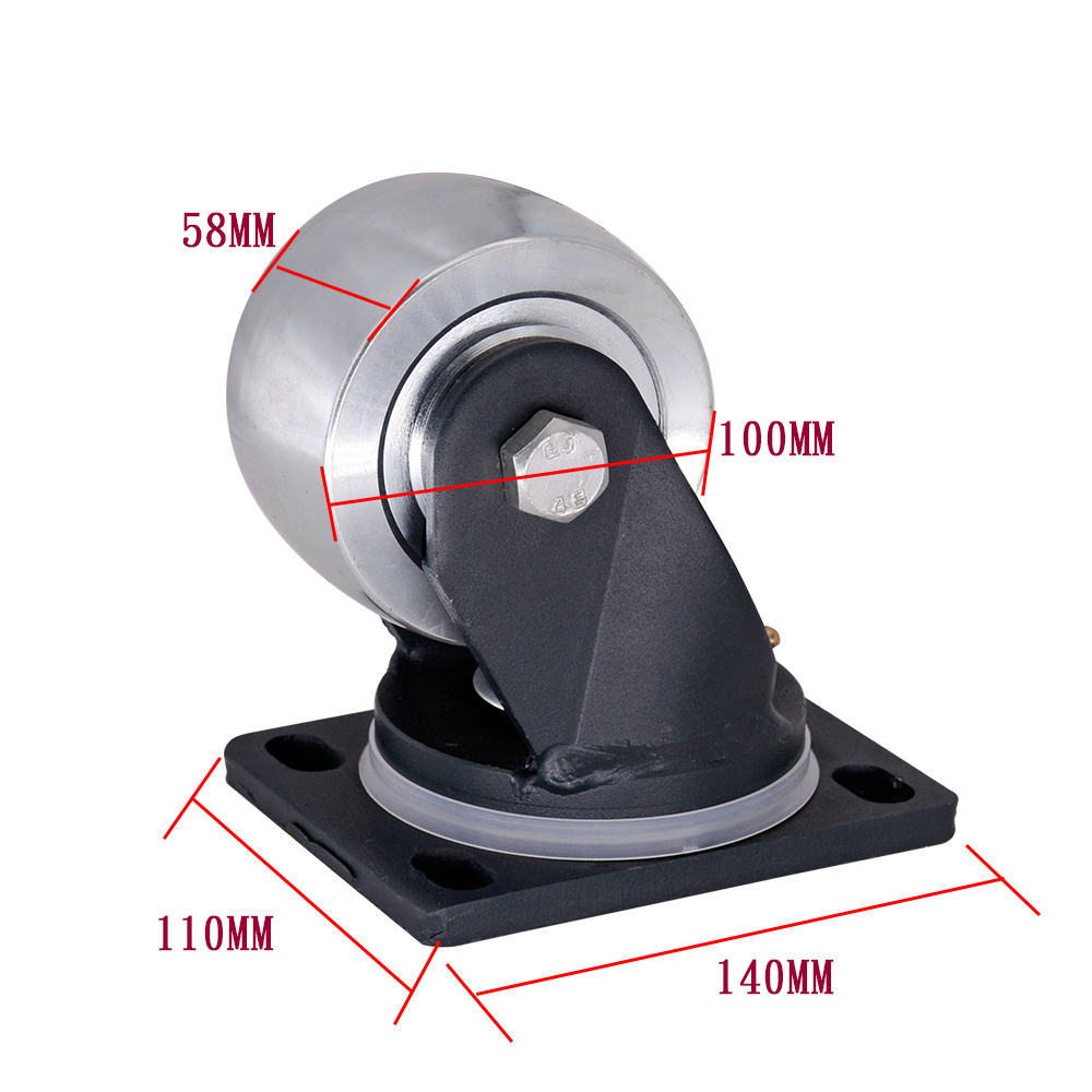 4-дюймовый сверхмощный заклинатель 4 Inch Extra Heavy Duty Caster