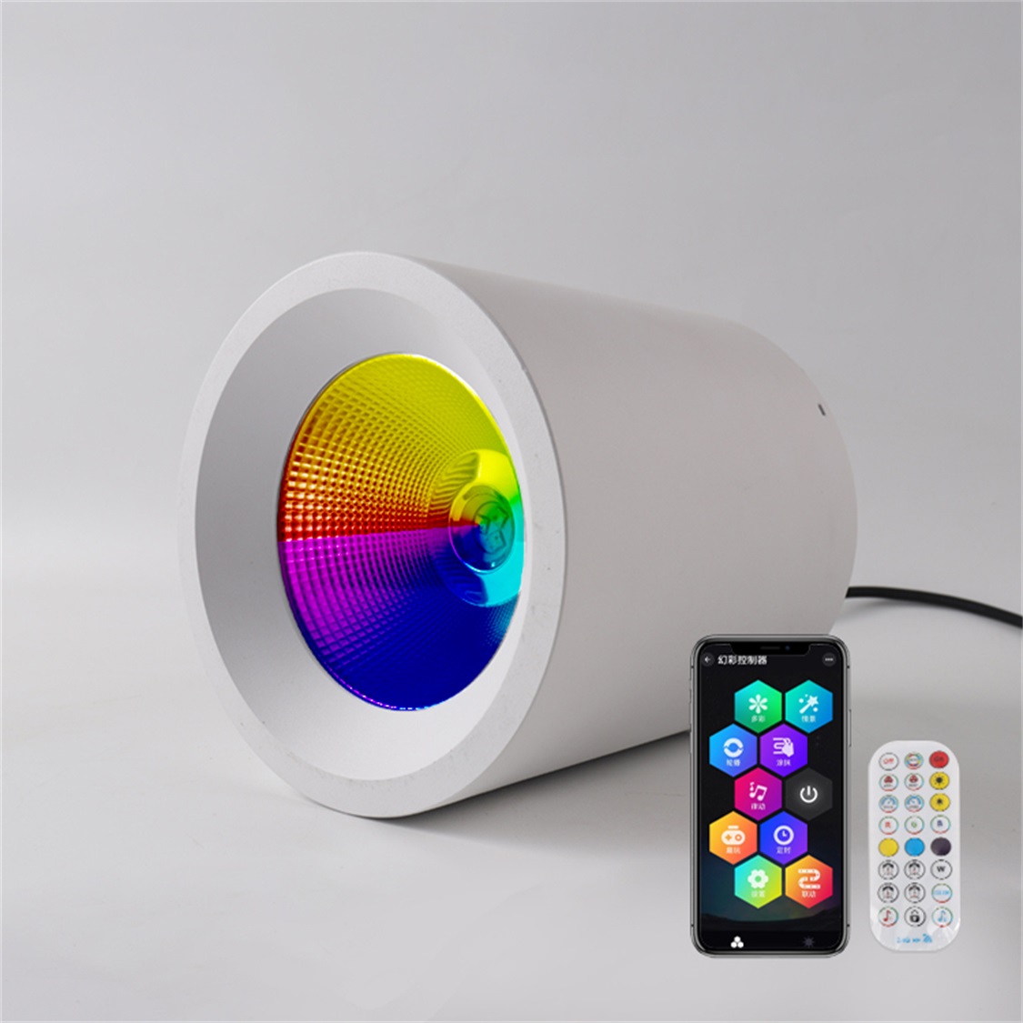 Christmas hot selling remote control RGBW indoor Surface Mounted downlight