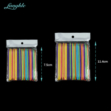 Fangkle Colorful Nail Wooden Sticks 114mm Cuticle Pusher