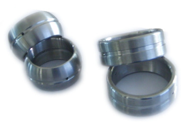 Knuckle bearing rings with bearing steel
