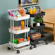 Fruit and Vegetable Cart for Fast Restaurant Catering with Wheels