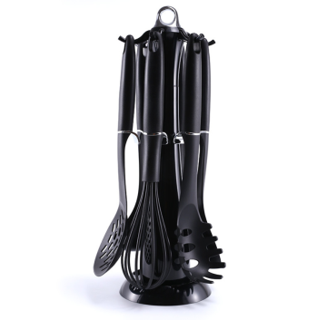 Quality Nylon kitchenware cooking utensil set with holder