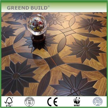 Massive Vintage Style parquet wood flooring