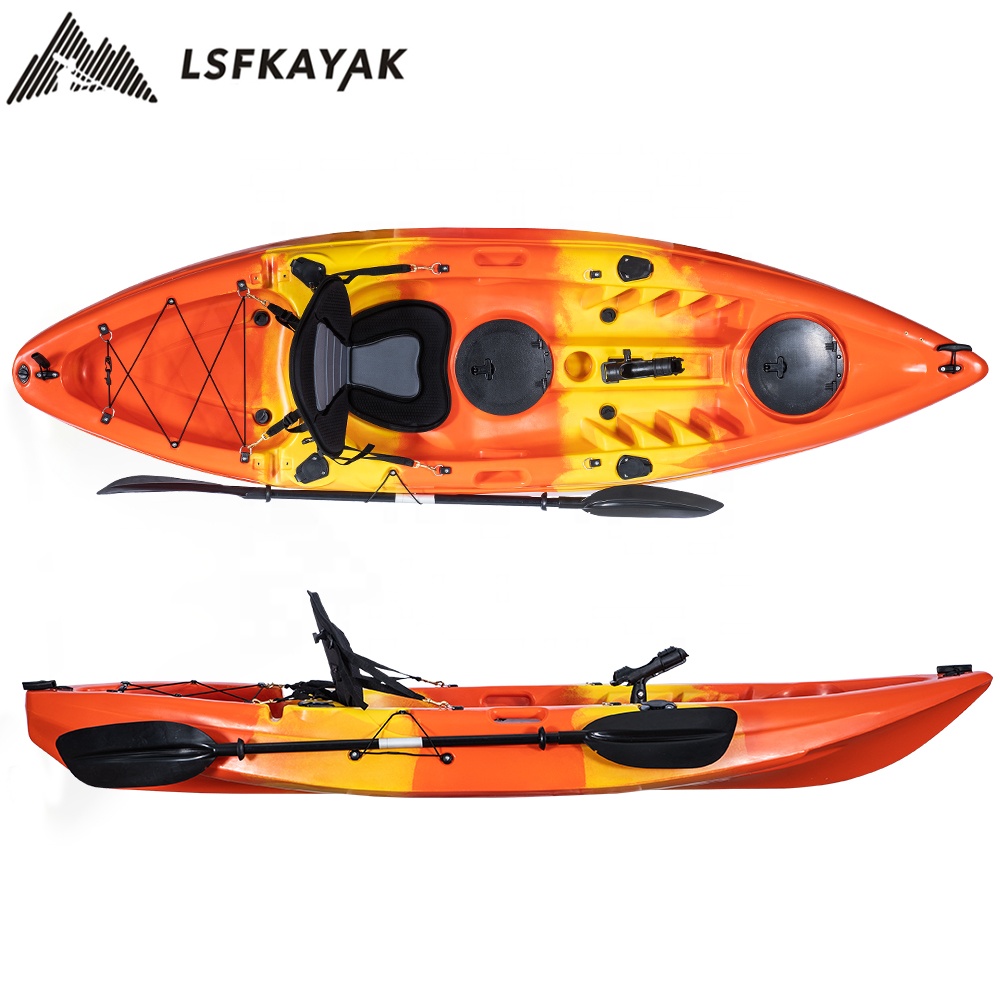 rotomolded polyethylene single kayak / pvc fishing canoe for sale