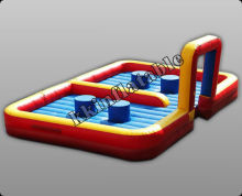 hot sale inflatable gladiator jousting ring, inflatable gladiator joust arena for adult