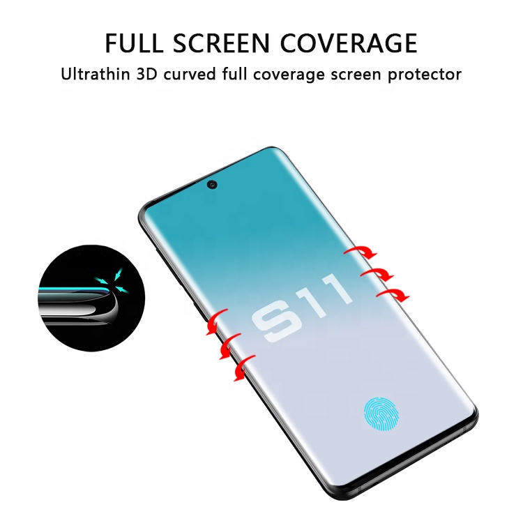Защитная пленка с полным покрытием для Samsung Galaxy S11 Full coverage screen protector for Samsung Galaxy S11