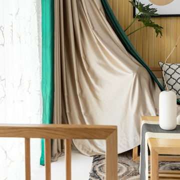 Simulated silk high-precision curtains