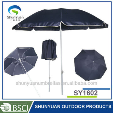 140G polyester fortable folding parasols beach umbrella