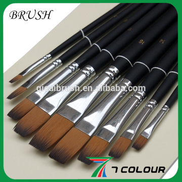 artist paint brush/hog bristle artist paint brush set