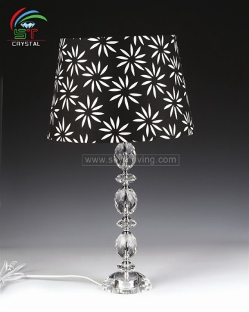 crystal bedside hotel table lamp