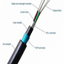 Outdoor Armored Flame-retardant Cable GYTZA53 12 Core