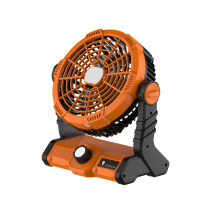 Portable USB Rechargeable Camping Fan with LED Light