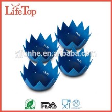 Premium Non Stick Egg Poaching Cups Silicone Egg Poachers (Set of 4)