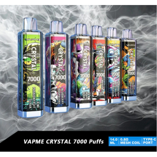 Vapme Crystal 7000 Puffs Flavorful Vape Wholesale Vape