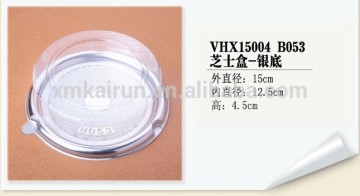 Silver bottom cheese cake box/round cheese box/cheese cake packing