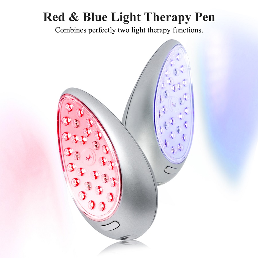 Red & Blue Light Therapy Pen