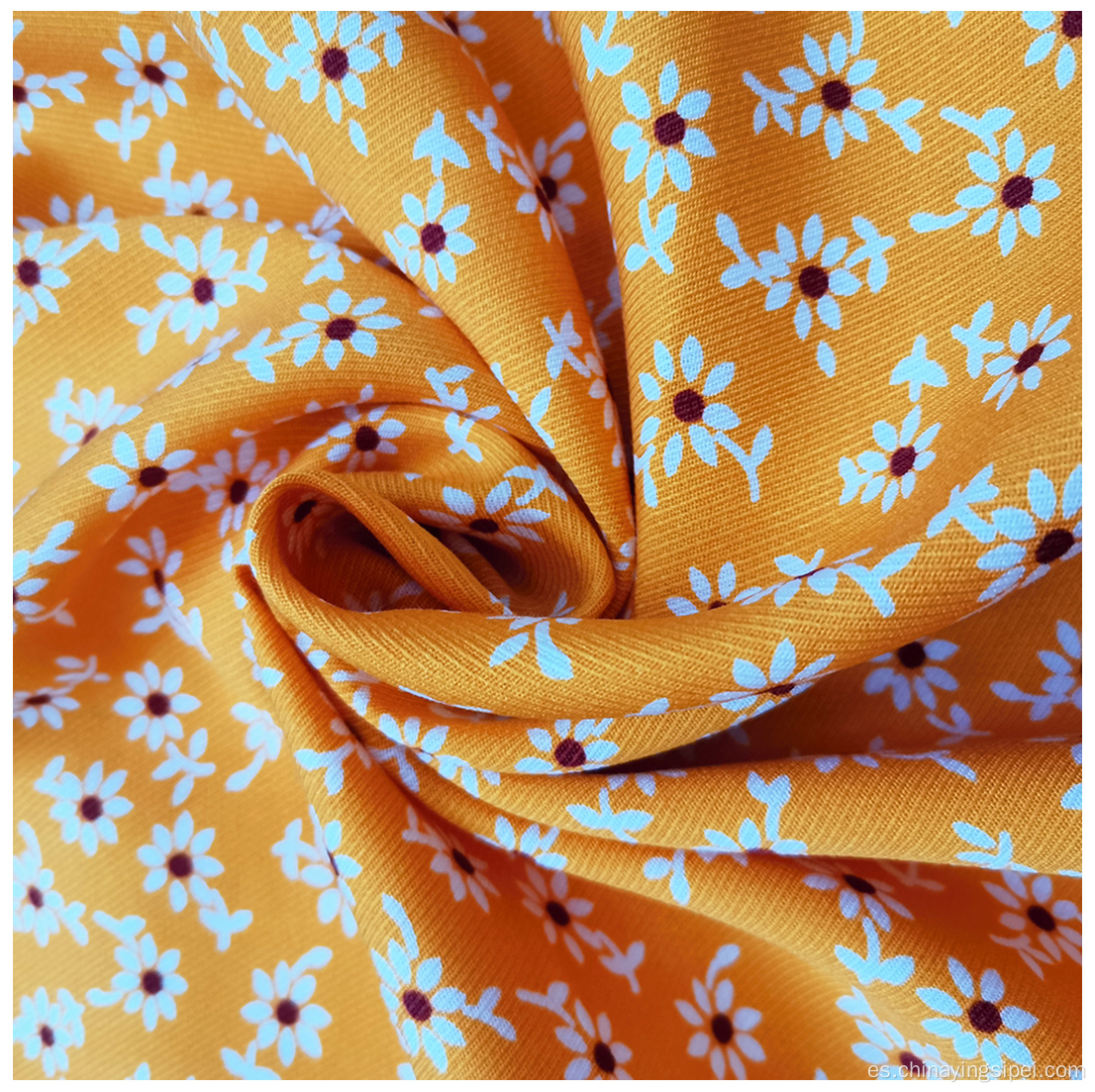 Rayon estampado Big Big Twill Soft Peac Skin Fabric