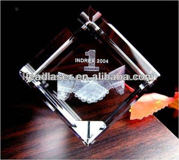 3d laser etched crystal glass (professional manufacturer)