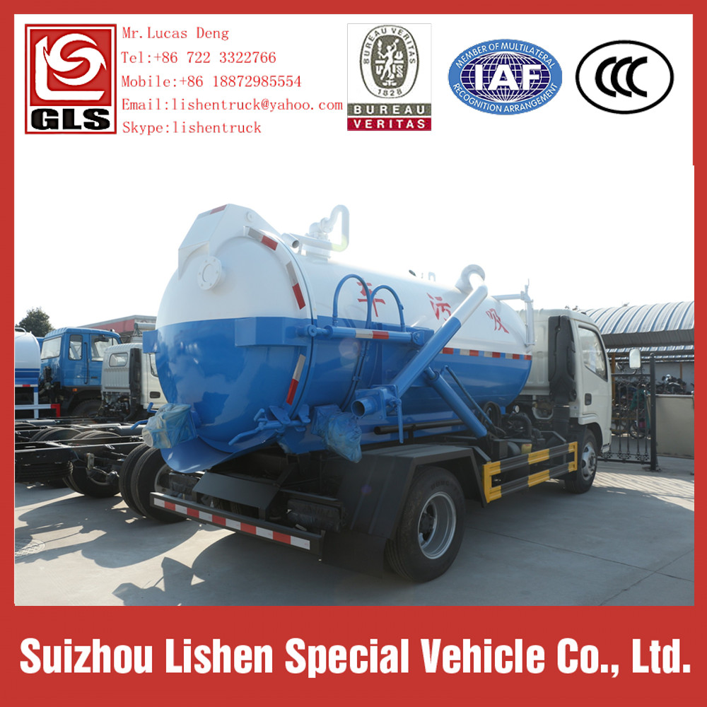 Dongfeng Sewage Suction Vacuum Fecal Truck Euro 4