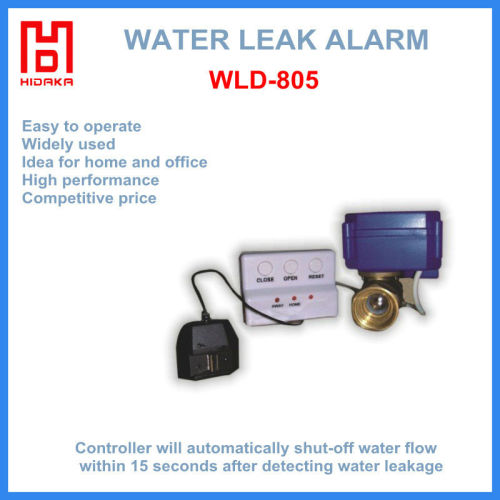 Global Hidaka Shenzhen automatic shut-off valve leakage alarm Valve 3/4''(DN20) water leak detector/alarm home swimming pool