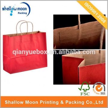 Printed logo recycled paper bag